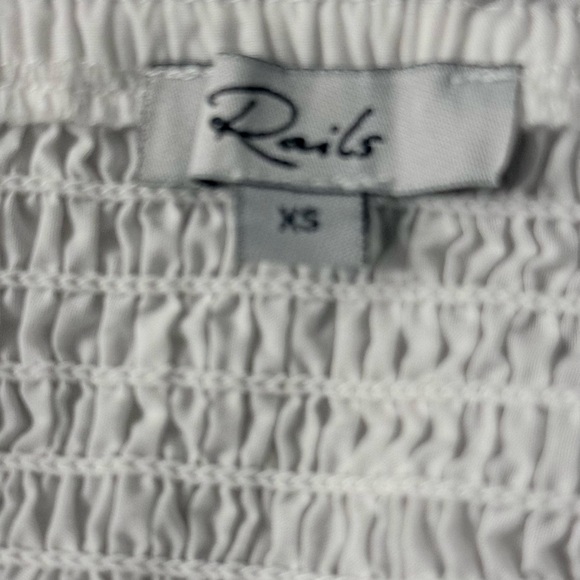 Rails White Embroidered Cotton Maxi Dress – Size XS - Picture 5 of 7